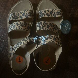 Leopard Print Women's Sandals